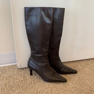 LOFT brown leather boots